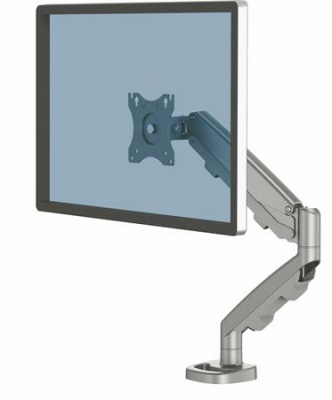 Monitortartó kar, egy monitorhoz, FELLOWES "Eppa™  "Single", ezüst
