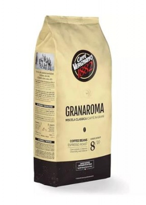 Kávé, pörkölt, szemes, 1000 g, CAFFÉ VERGNANO "Granaroma"