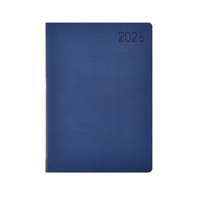 Naptár, tervező, A5, napi, TOPTIMER "Madeira", kék-narancs