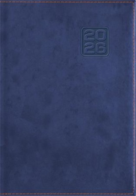 Naptár, tervező, B6, heti, DAYLINER "Square", kék