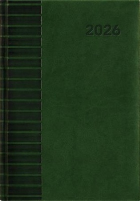 Naptár, tervező, A5, napi, DAYLINER, "Tucson", zöld