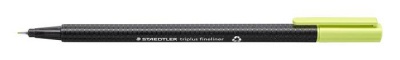 Tűfilc, 0,3 mm, STAEDTLER "Triplus 334", limezöld
