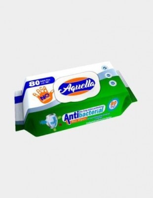 Aquella nedves törlők 80db antibakteriális Fliptop